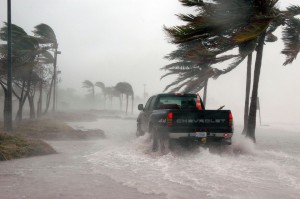 Key West, Florida during Hurricane Dennis, 2005